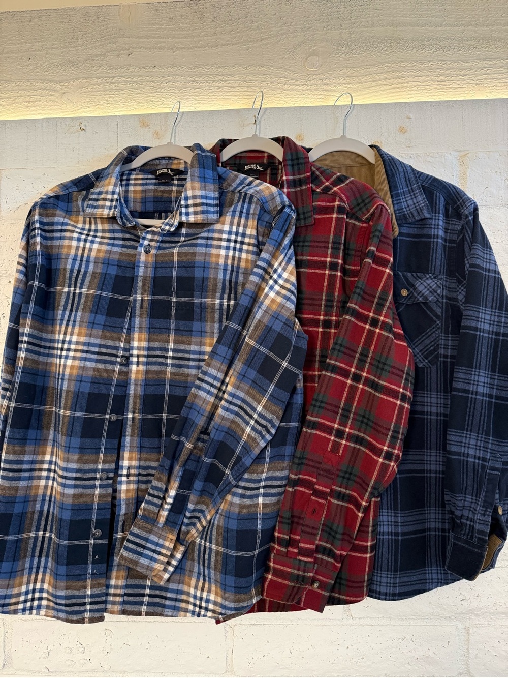 Men's Plaid Flannel Shirts - Casual Button-Up